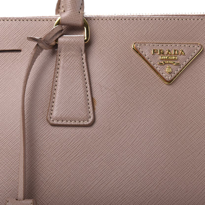 Prada Saffiano Medium Galleria Double Zip Tote Cammeo 10 of 12