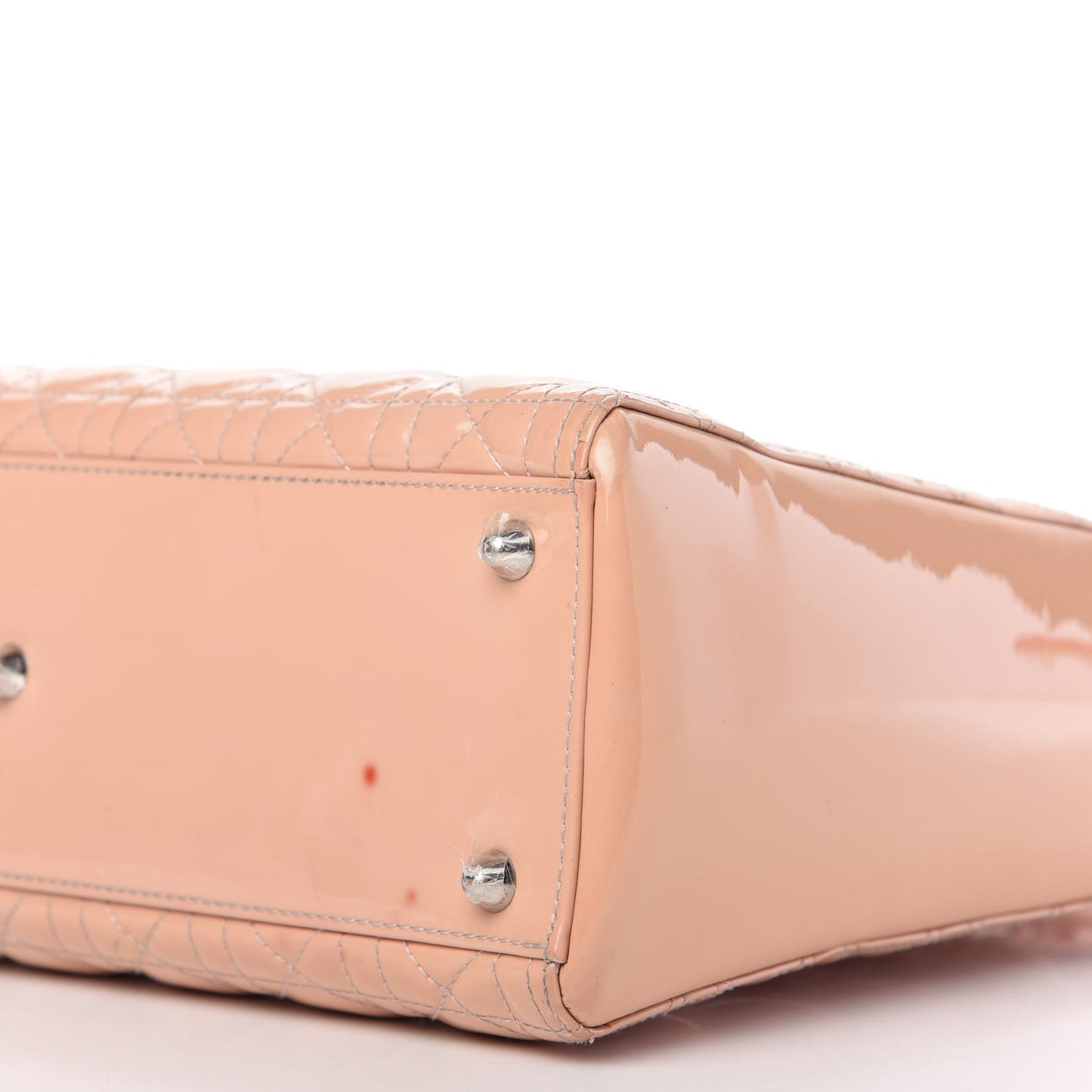 Patent Cannage Large Lady Dior Light Pink
