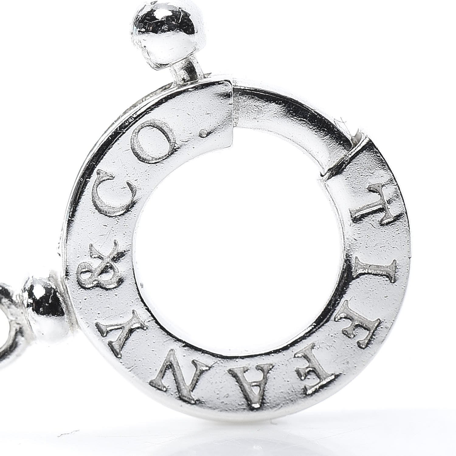 Tiffany Sterling Silver 1837 Circle Bracelet 4 of 5