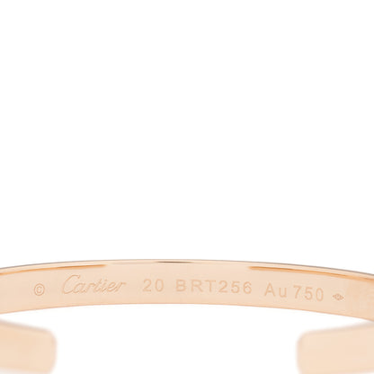 Cartier 18K Pink Gold LOVE Cuff Bracelet 20 3 of 3