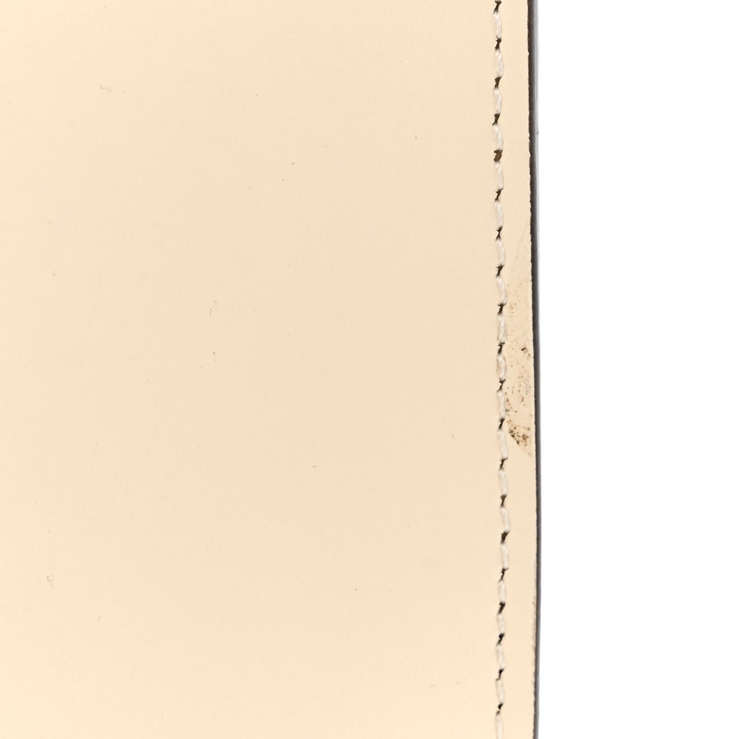 Fendi Vitello King Logo Embossed Large Flat Pouch White Ice 10 of 11