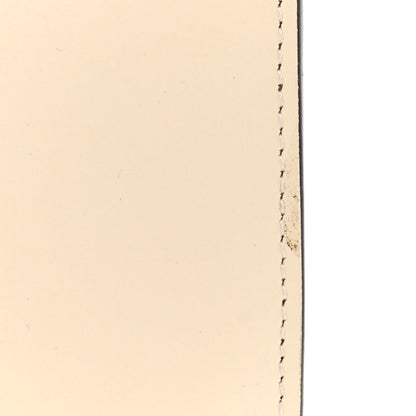 Fendi Vitello King Logo Embossed Large Flat Pouch White Ice 10 of 11