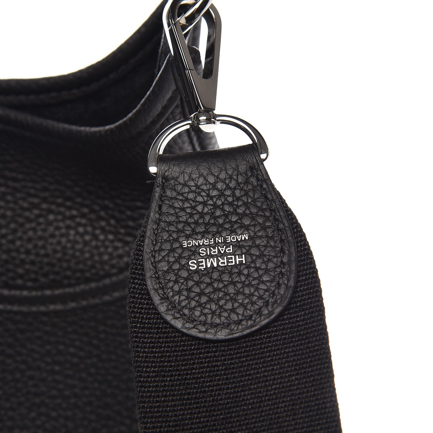 Hermes Taurillon Clemence Evelyne III PM Black 8 of 9