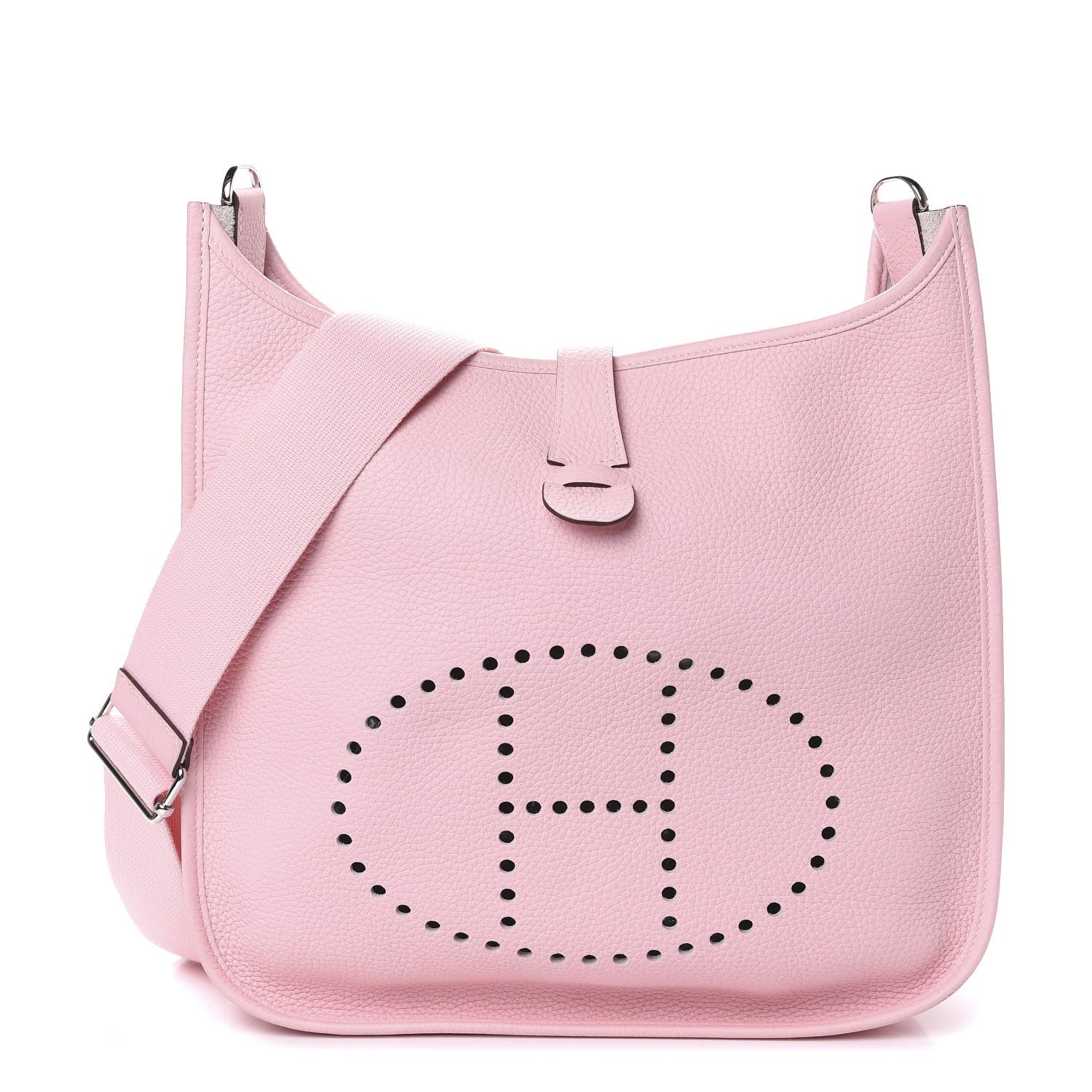 Hermes Taurillon Clemence Evelyne III GM Rose Sakura 1 of 11