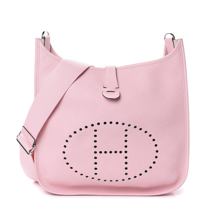 Hermes Taurillon Clemence Evelyne III GM Rose Sakura 1 of 11