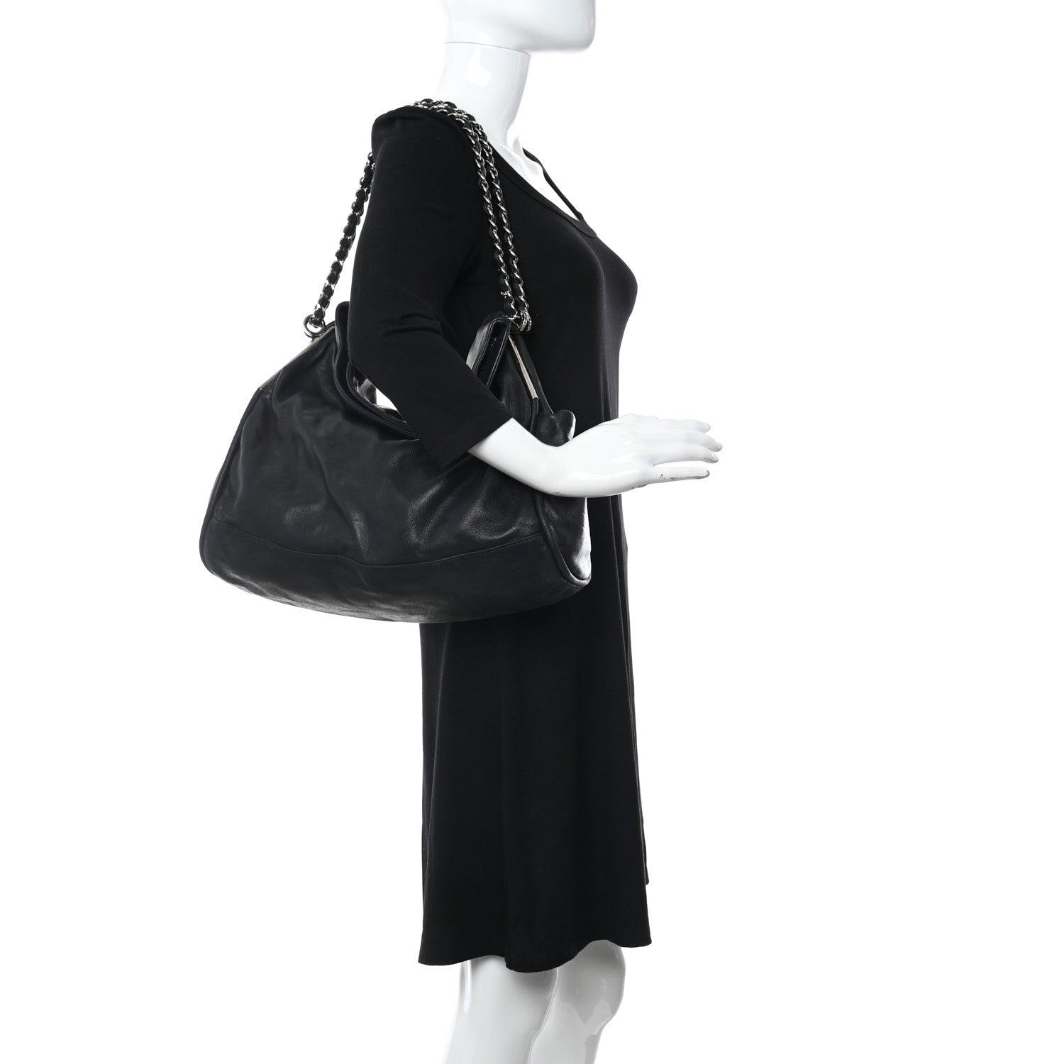 Chanel Lambskin Large Ultimate Soft Tote Black 2 of 10