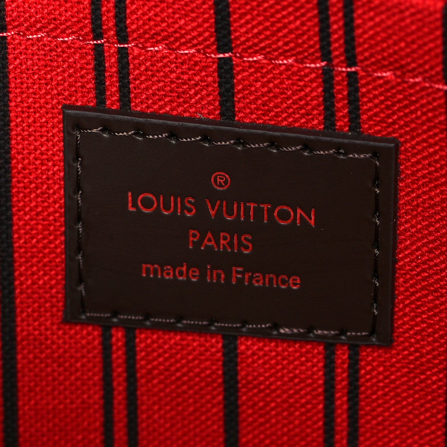 Louis Vuitton Damier Ebene Neverfull MM GM Pochette 6 of 7