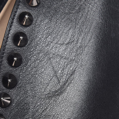 Christian Louboutin Calfskin Studded Miss Fast Plato 140 Platform Booties 39 Black 13 of 13