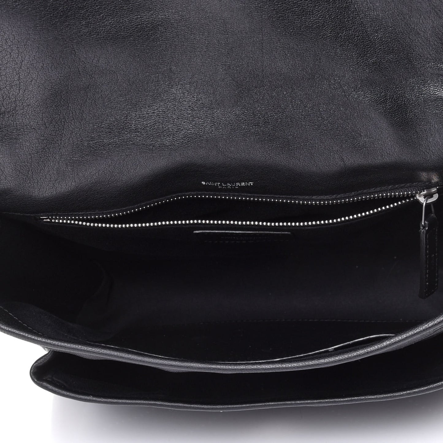 Calfskin Matelasse Monogram Microstud Medium Niki Chain Satchel Black