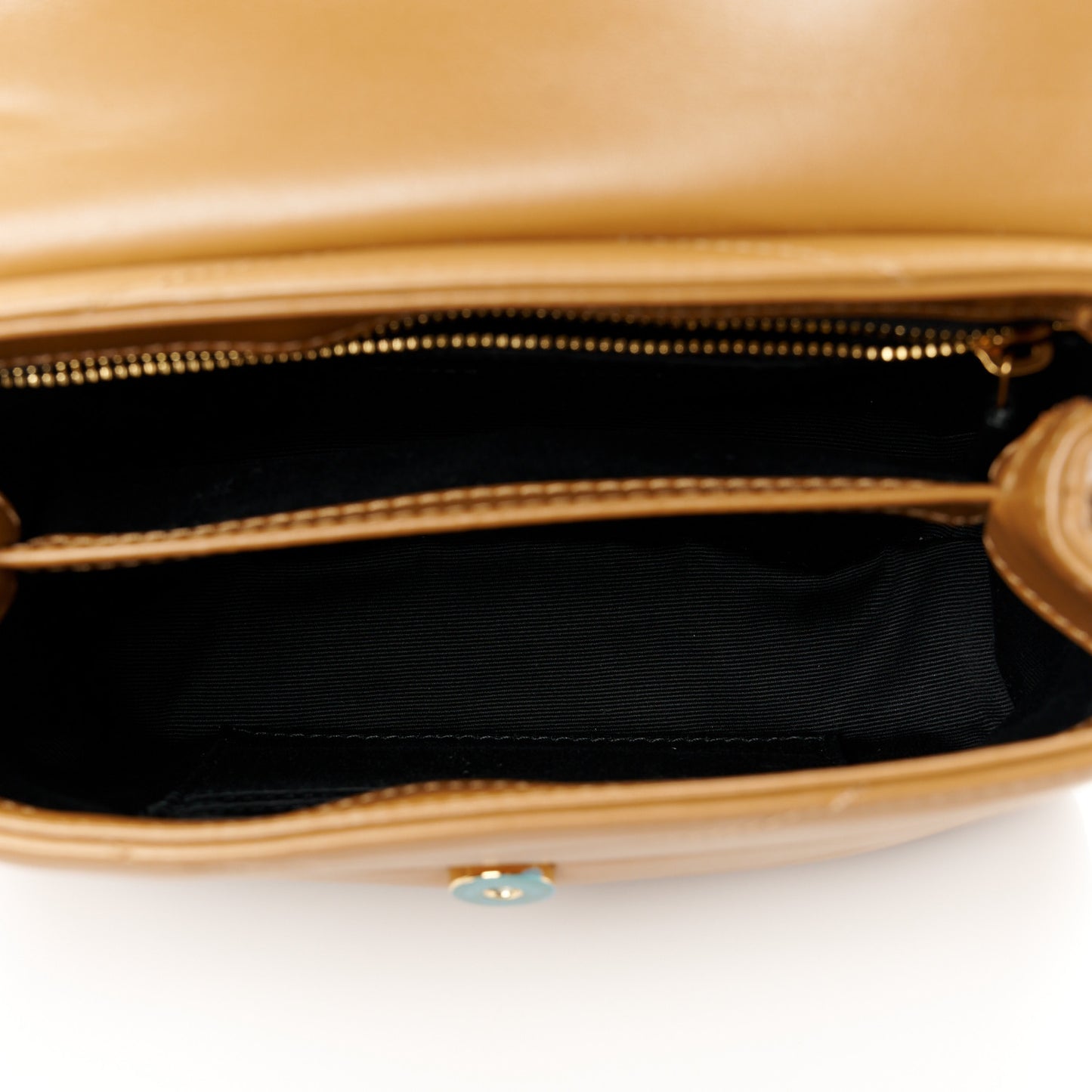 Calfskin Y Quilted Monogram Toy Loulou Crossbody Bag Dark Natural