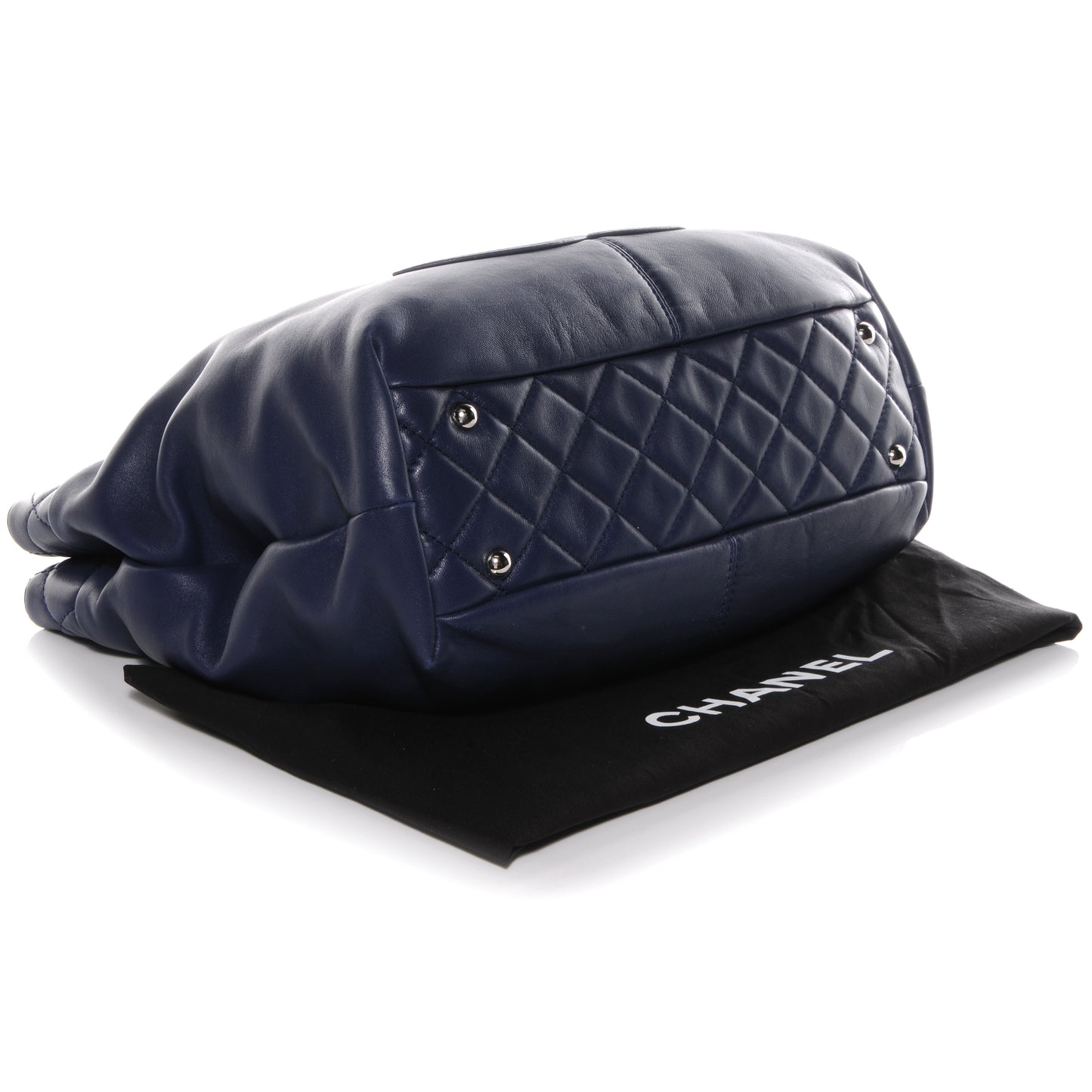 Calfskin Trianon Large Tote Blue