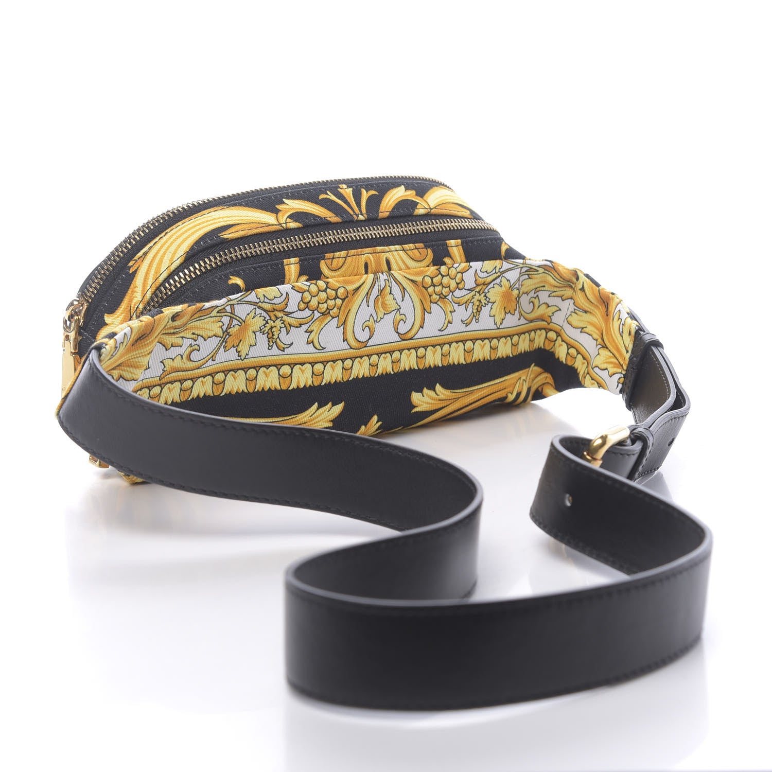 Versace Nylon Baroque Print Belt Bag Black 3 of 11