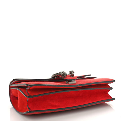 Gucci Suede Vitello Velvet Small Dionysus Shoulder Bag Vulcanic Red 4 of 16