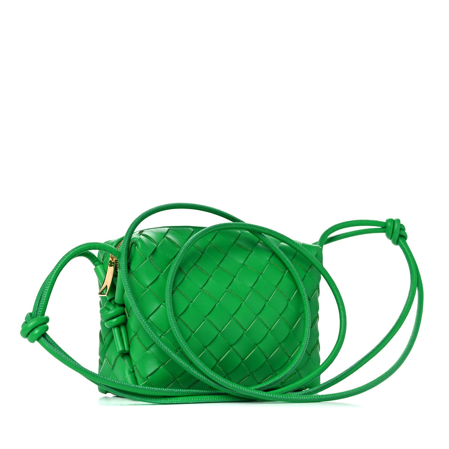 Bottega Veneta Nappa Intrecciato Mini Loop Camera Bag Parakeet 3 of 10