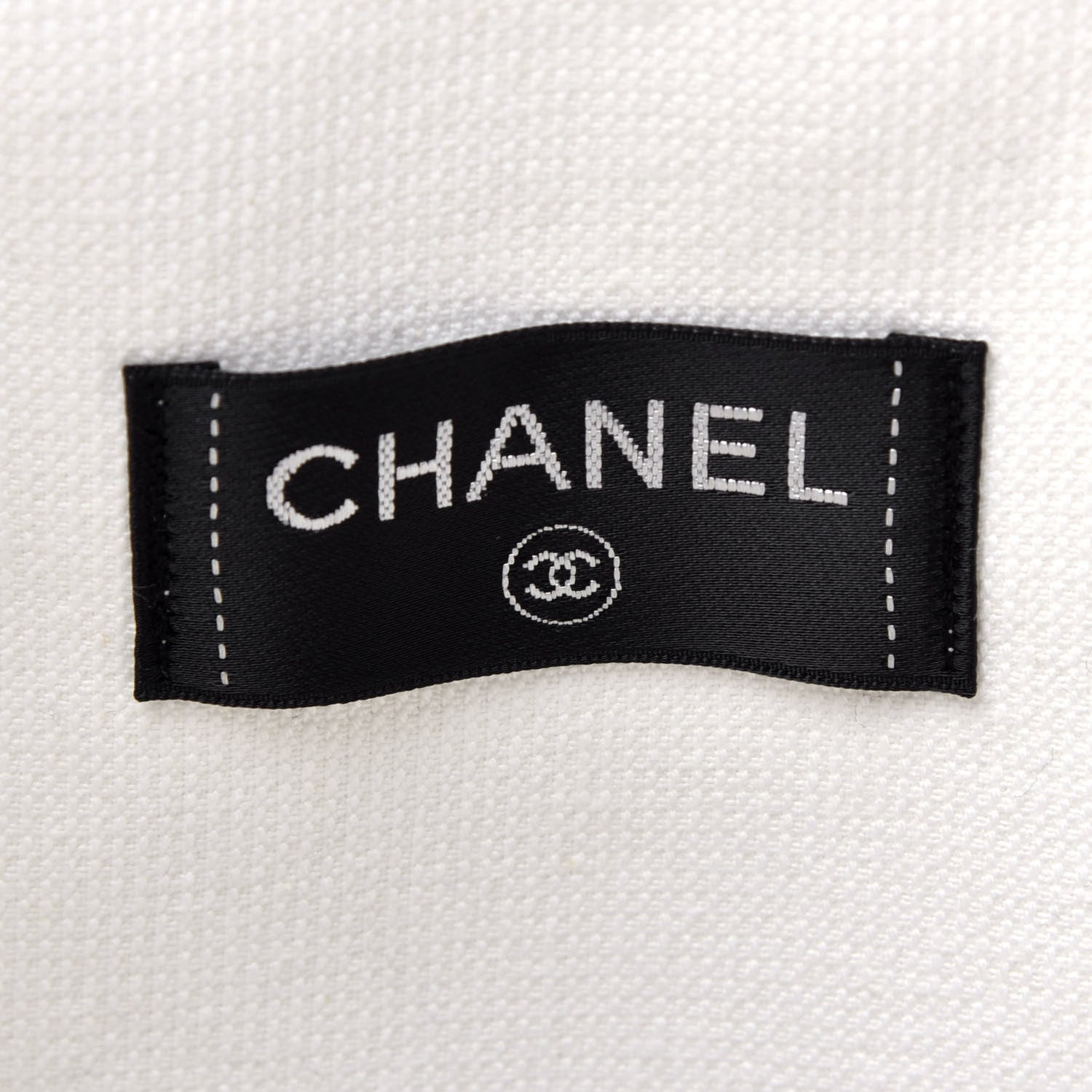 Chanel Terry Cotton CC Beach Tote Towel Set Black White 7 of 10