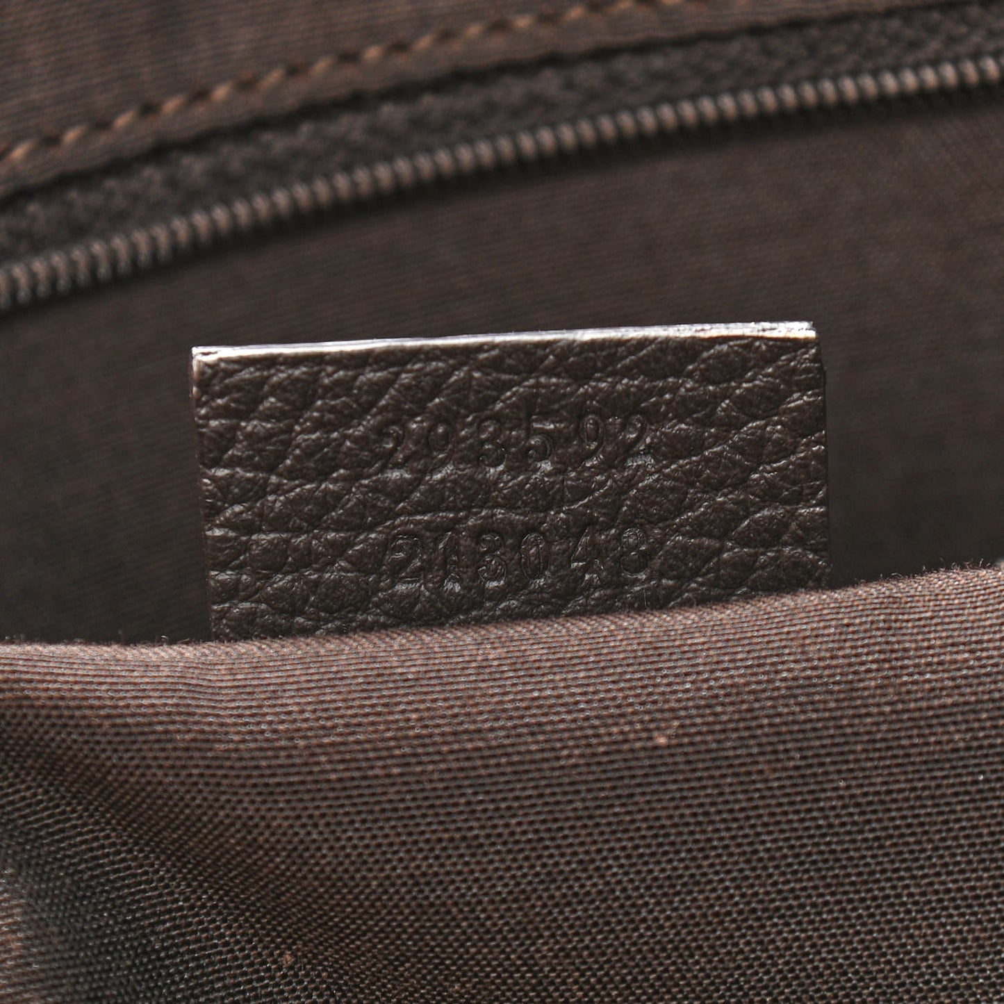 Crystal Monogram Medium Princy Tote Dark Brown