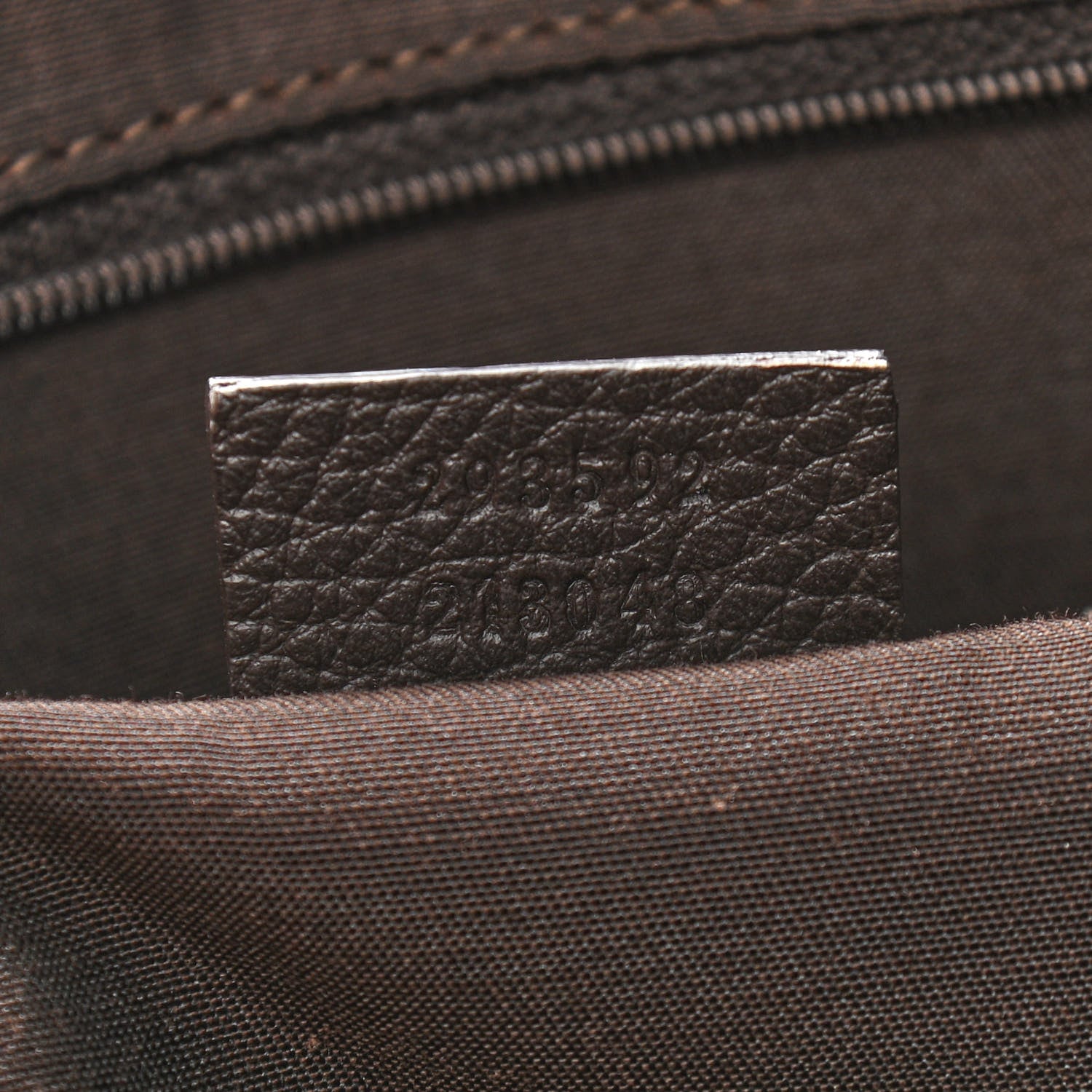 Gucci Crystal Monogram Medium Princy Tote Dark Brown 7 of 10