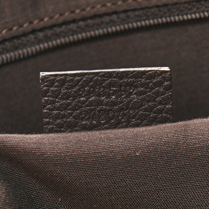 Gucci Crystal Monogram Medium Princy Tote Dark Brown 7 of 10