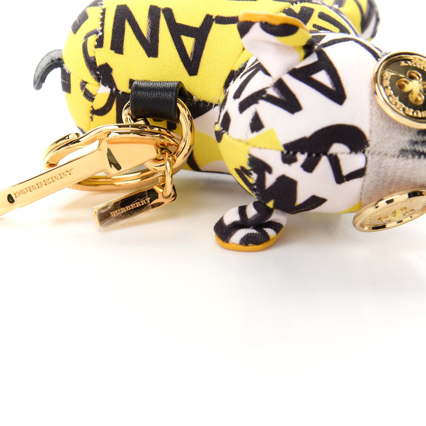 Cotton Graffiti Print Wendy the Sheep Bag Charm Yellow