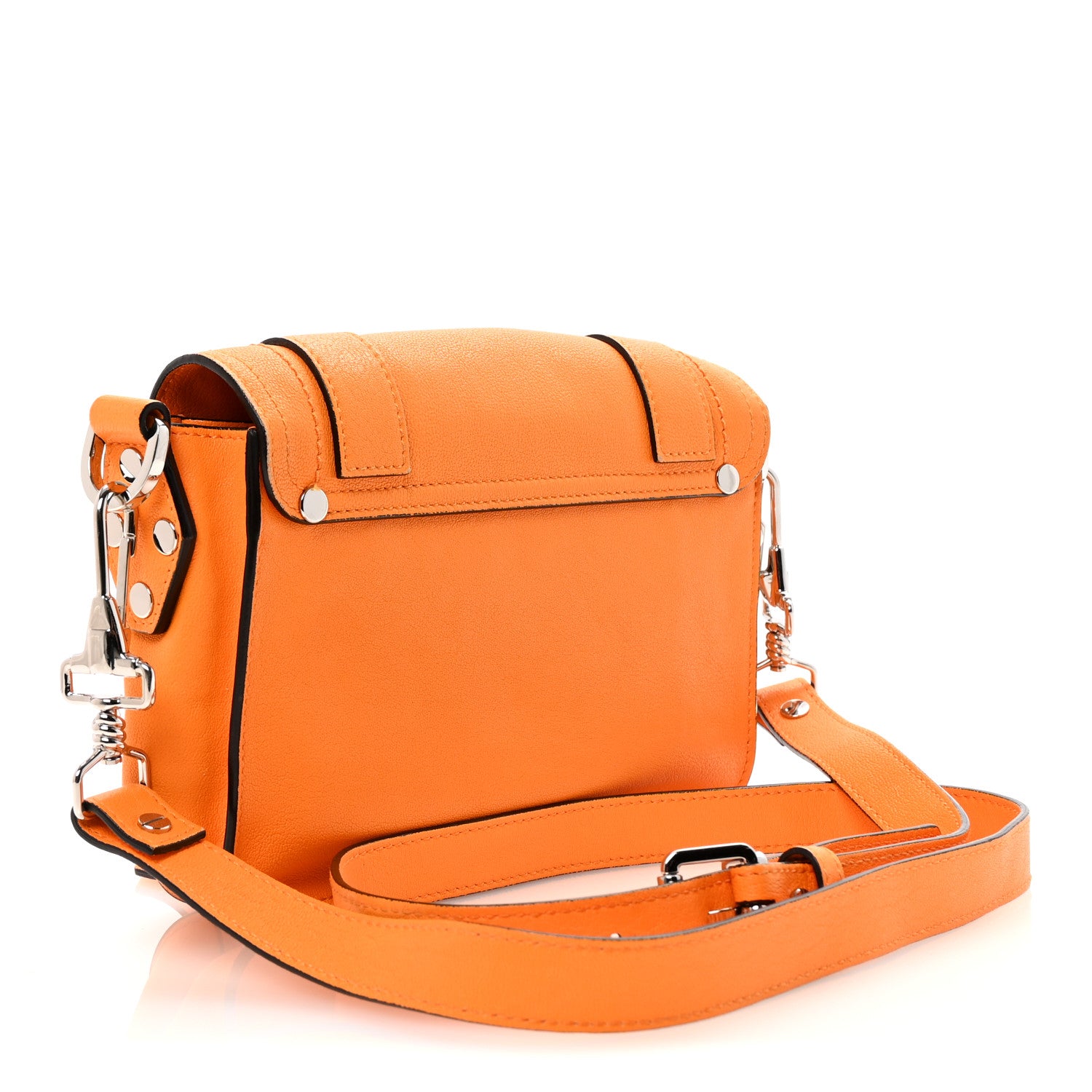 Proenza Schouler Lambskin PS1 Mini Crossbody Bag Marigold 3 of 10