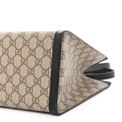 Gucci GG Supreme Monogram Medium Padlock Tote Black 10 of 10