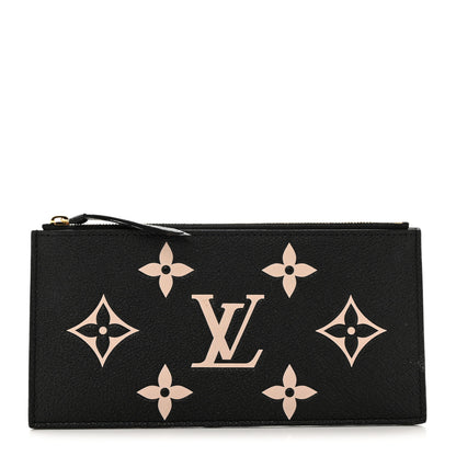 Louis Vuitton Empreinte Monogram Giant Crafty Pochette Felicie Zippered Insert Black 1 of 7