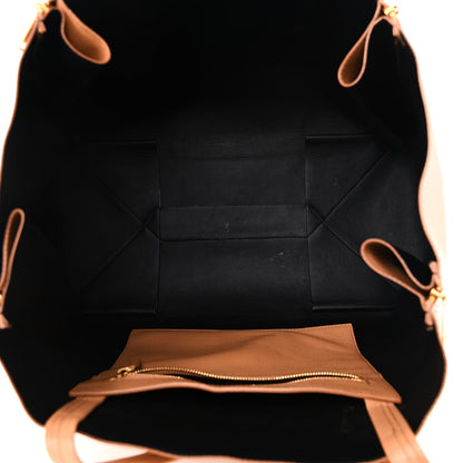 Celine Horizontal Zipper Gusset Cabas Beige 5 of 16