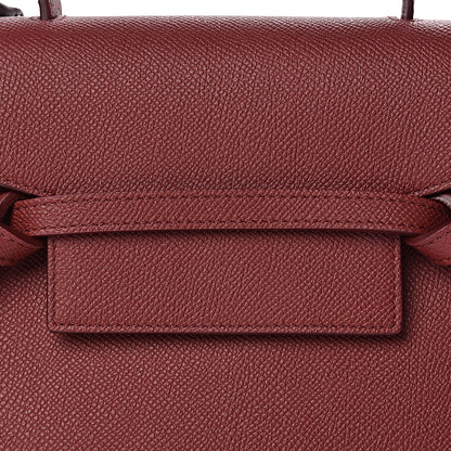 Celine Grained Calfskin Nano Belt Bag Ruby 11 of 11