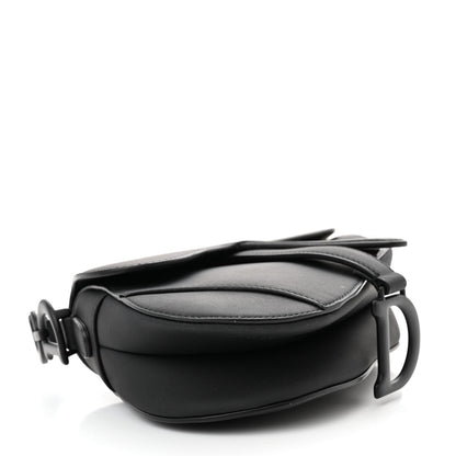 Christian Dior Ultra Matte Calfskin Mini Saddle Bag Black 4 of 10