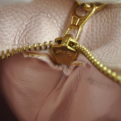 Chanel Caviar Medallion CC Tote Light Pink 9 of 10