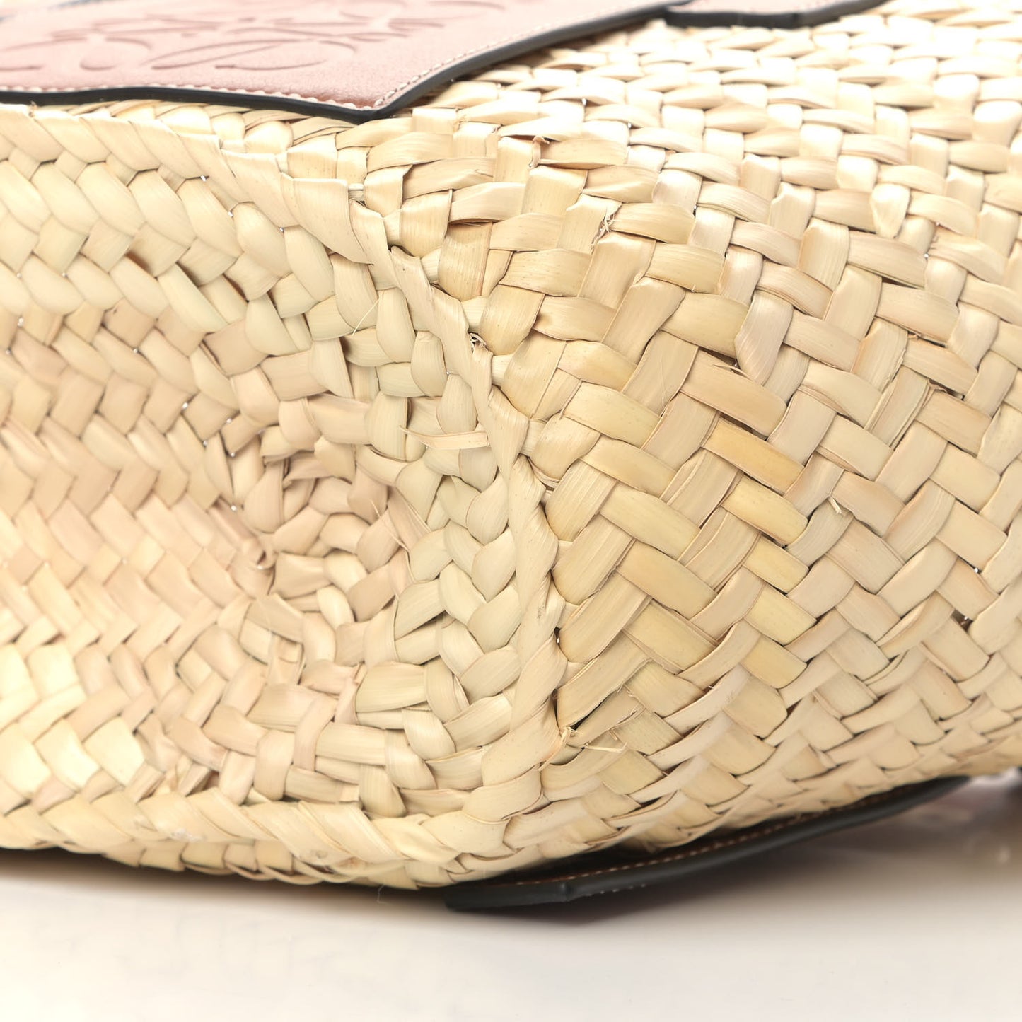 Raffia Small Basket Tote Bag Natural Tan