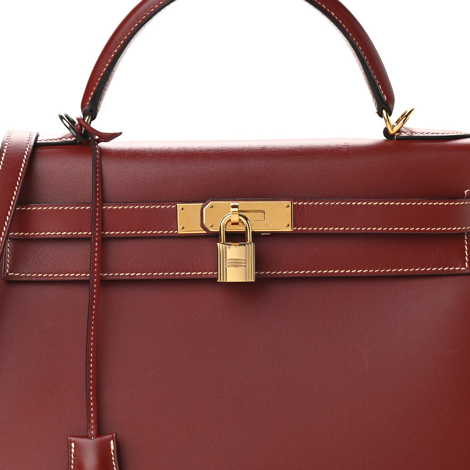 Hermes Chamonix Kelly Sellier 32 Rouge H 8 of 16
