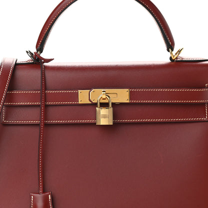 Hermes Chamonix Kelly Sellier 32 Rouge H 8 of 16
