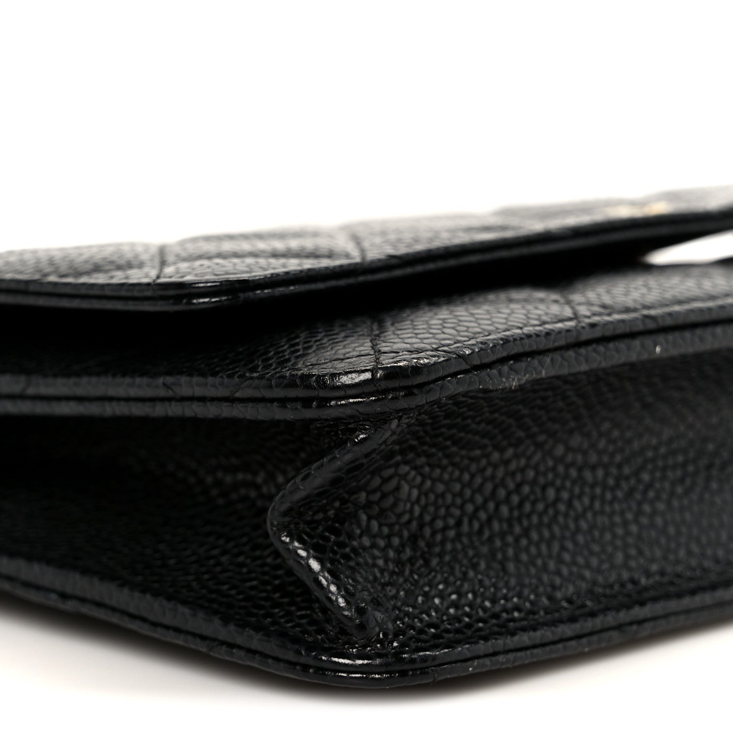 Chanel Caviar Quilted Wallet on Chain WOC Black 9 of 11