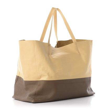 Celine Lambskin Horizontal Bi-Color Cabas Butter 3 of 11