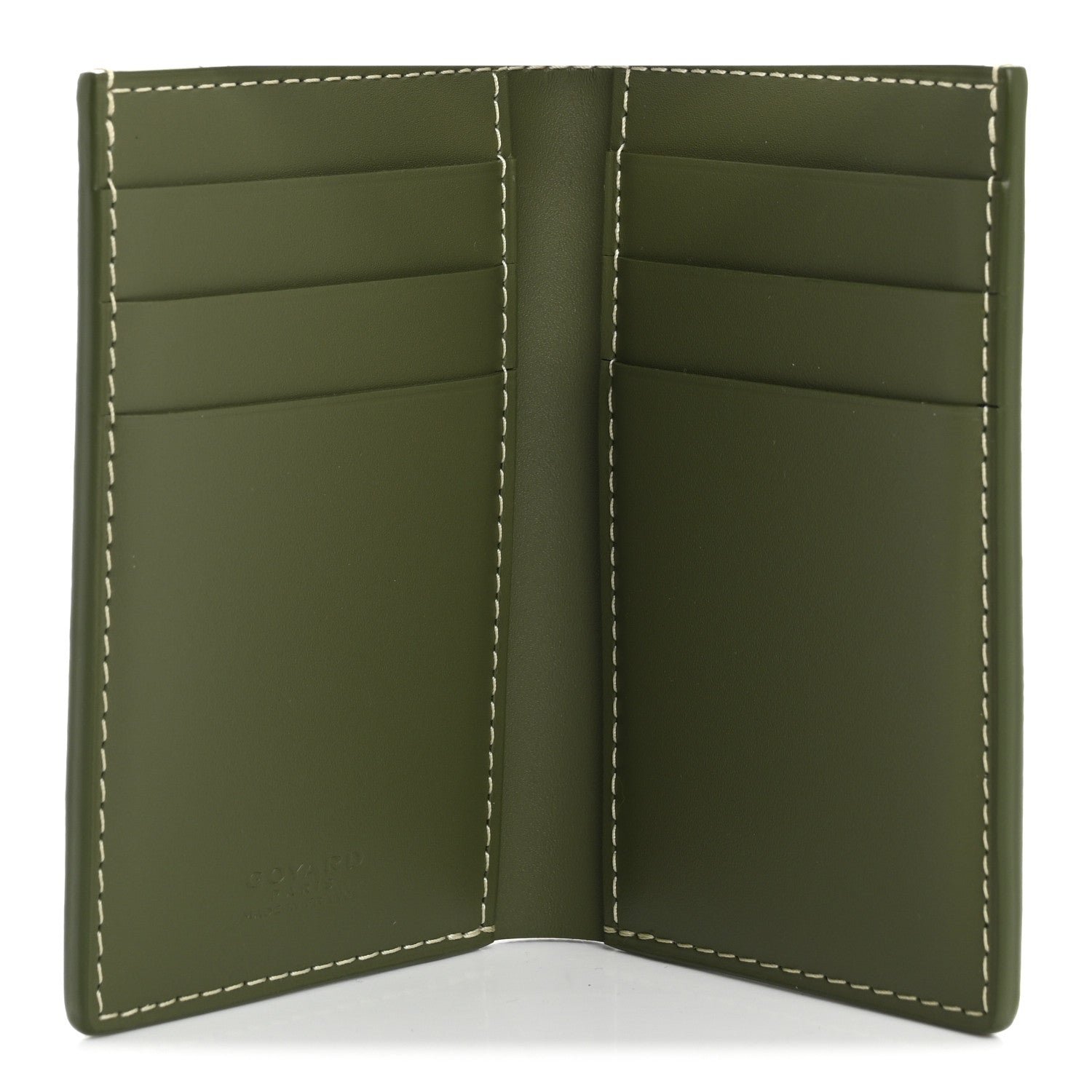 Goyard Goyardine Saint Pierre Card Holder Khaki 5 of 9
