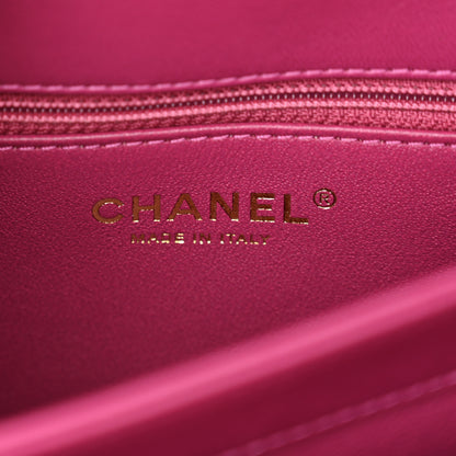 Chanel Lambskin Quilted Small Trendy CC Flap Dual Handle Bag Purple 6 of 11