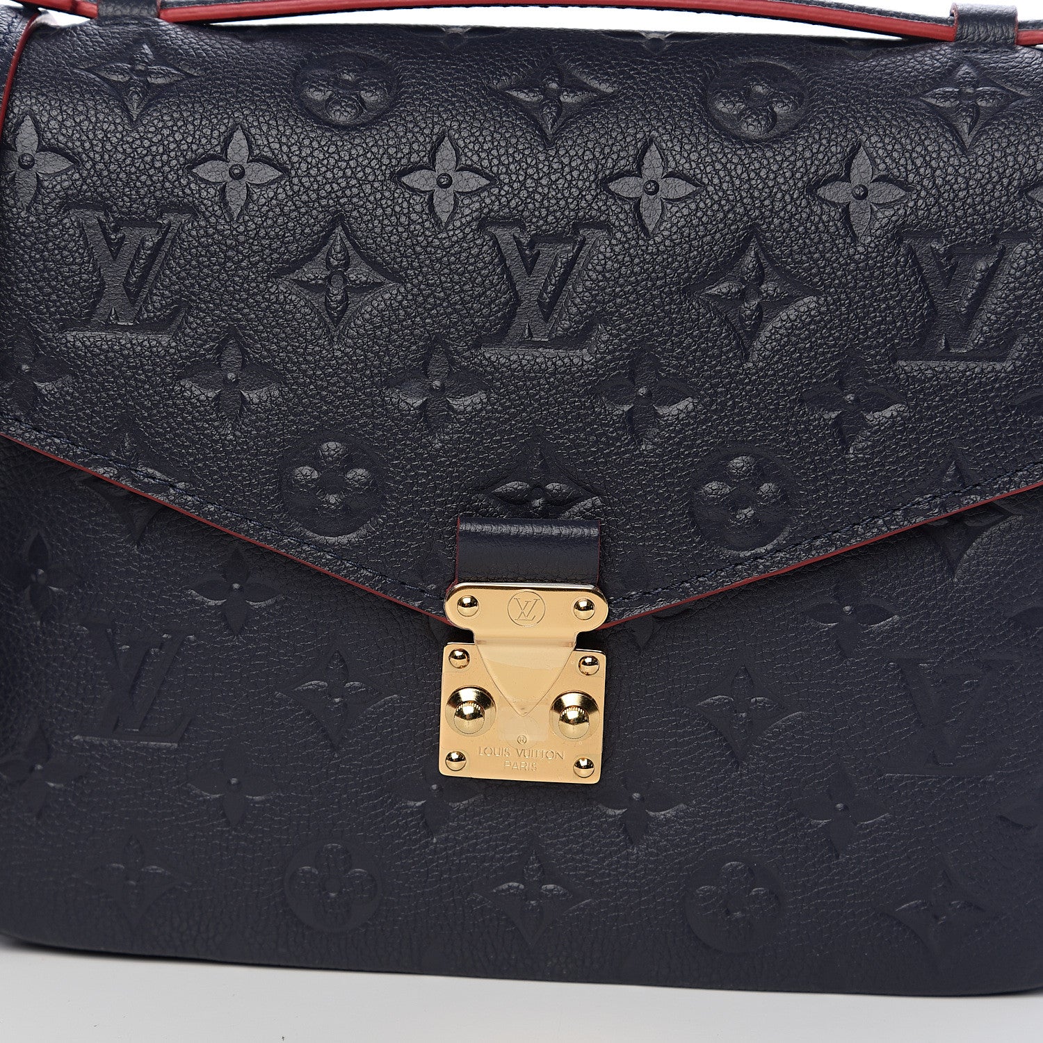 Louis Vuitton Empreinte Pochette Metis Marine Rouge 9 of 9