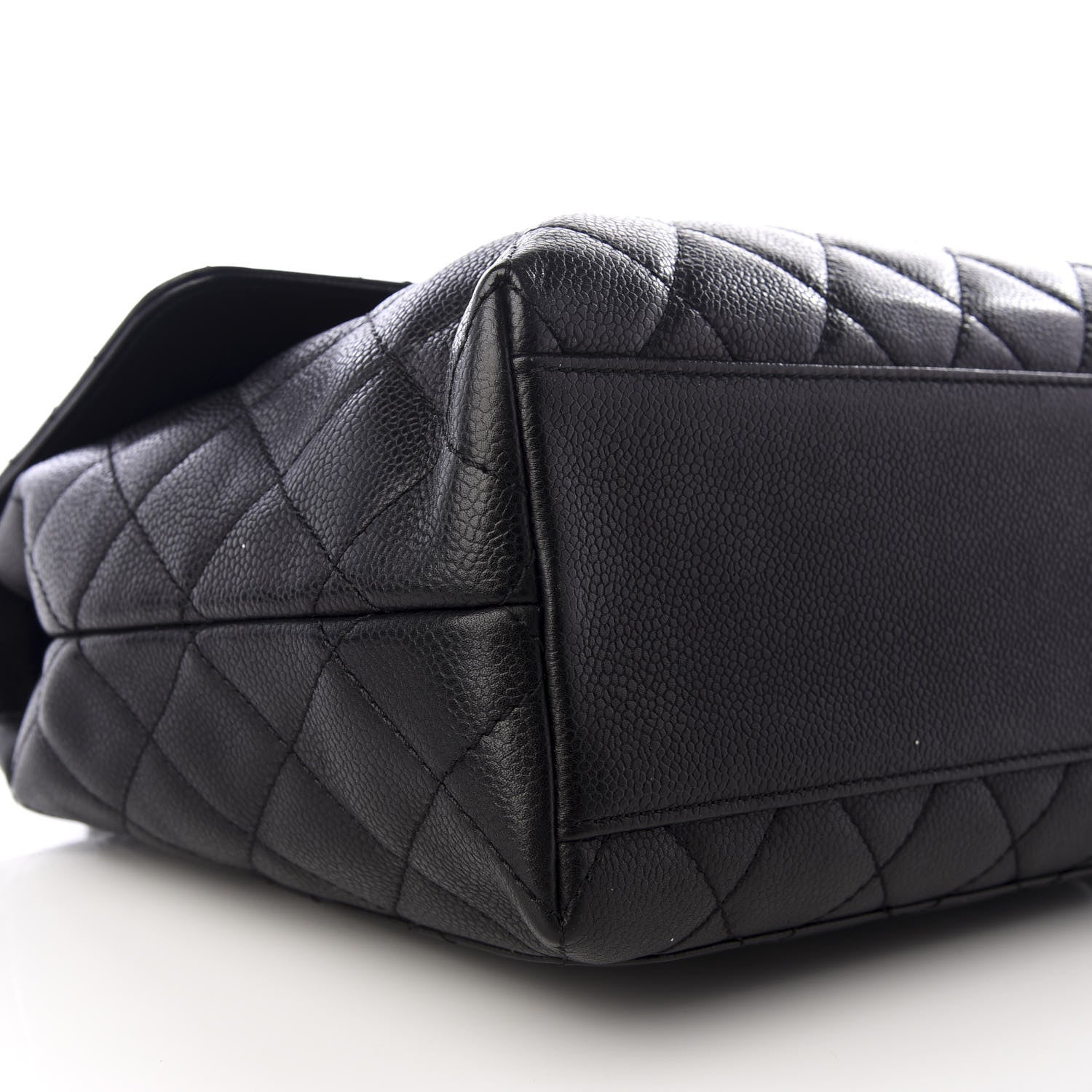 Chanel Caviar Quilted Jumbo Kelly Flap Black 5 of 8