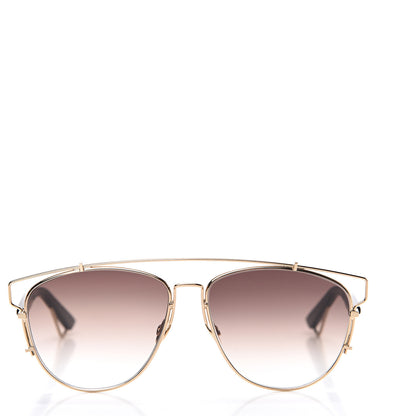 Christian Dior Technologic Sunglasses Gold 2 of 7
