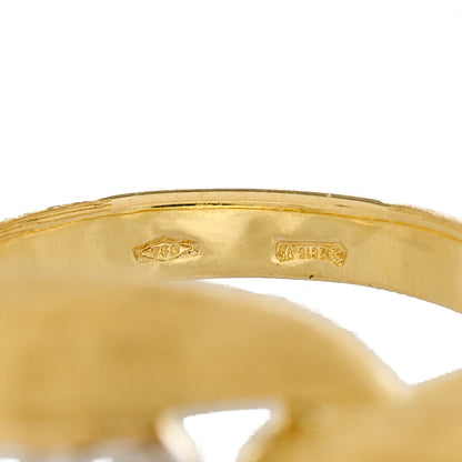 Marco Bicego 18K Yellow White Gold Diamond Lucia Ring 55 7.25 4 of 5