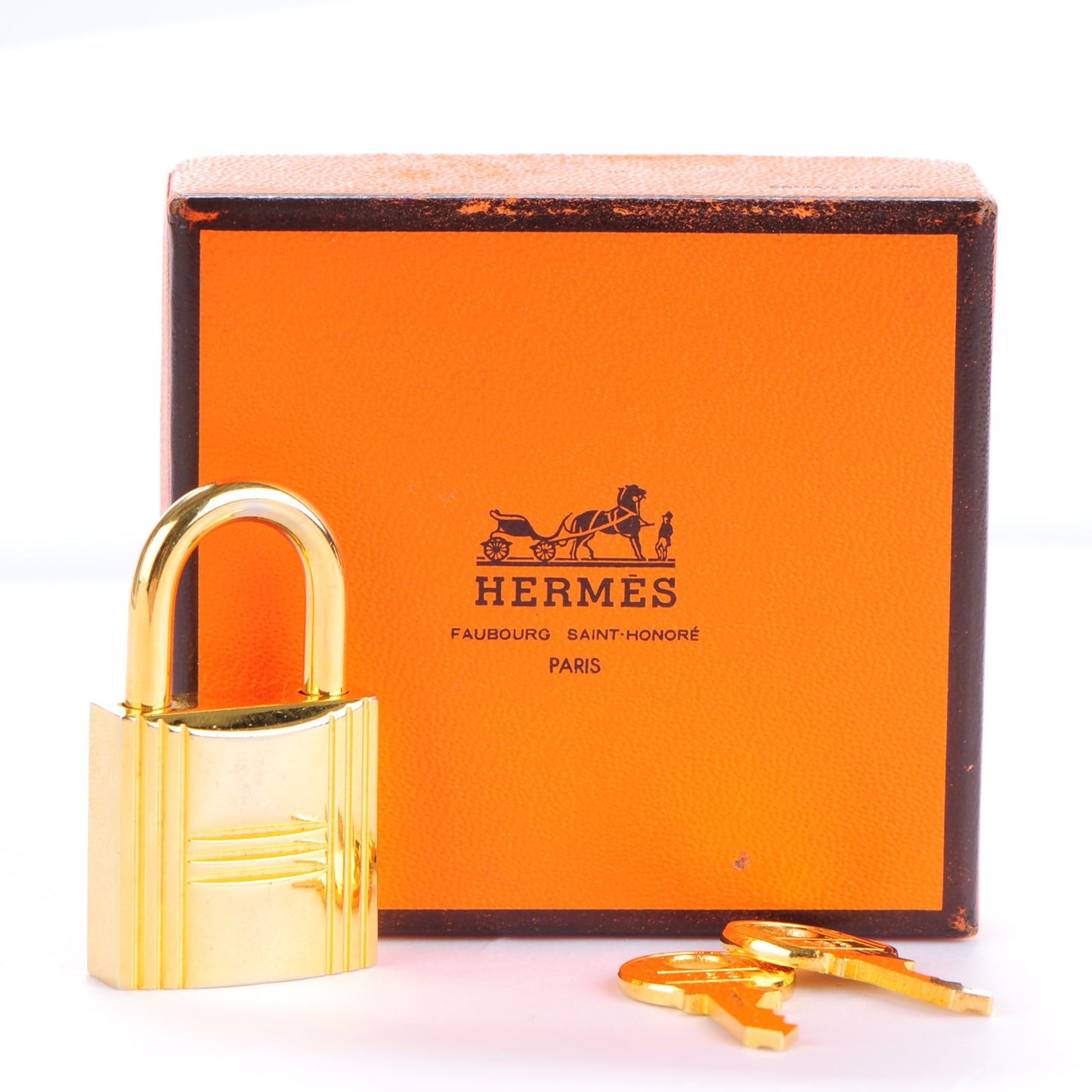 Gold Plated HAC 40 Cadena Lock and Key Set