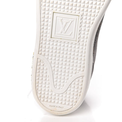 Louis Vuitton Calfskin Monogram LV Black Heart Sneakers 37 Cacao 9 of 11