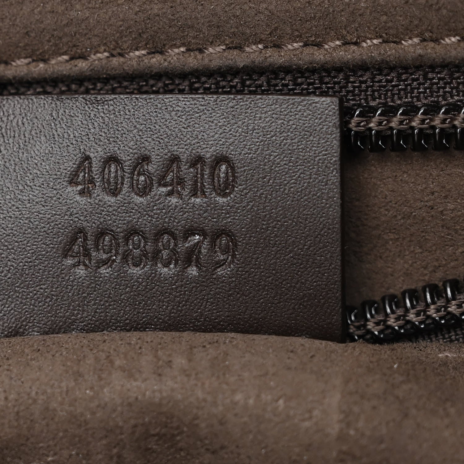Gucci GG Supreme Monogram Selleria Calfskin Small Flat Messenger Bag Beige Ebony Cocoa Marrone Scuro 13 of 20