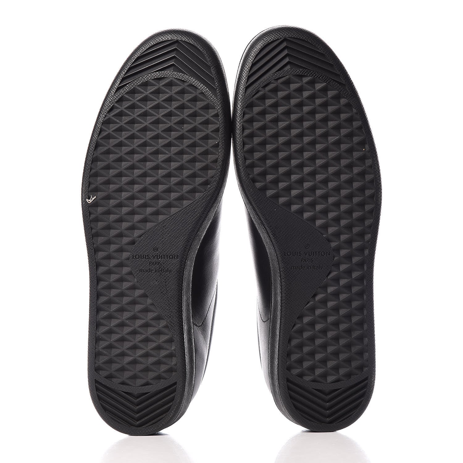 Louis Vuitton Calfskin Luxembourg Sneakers 8.5 Black 5 of 8