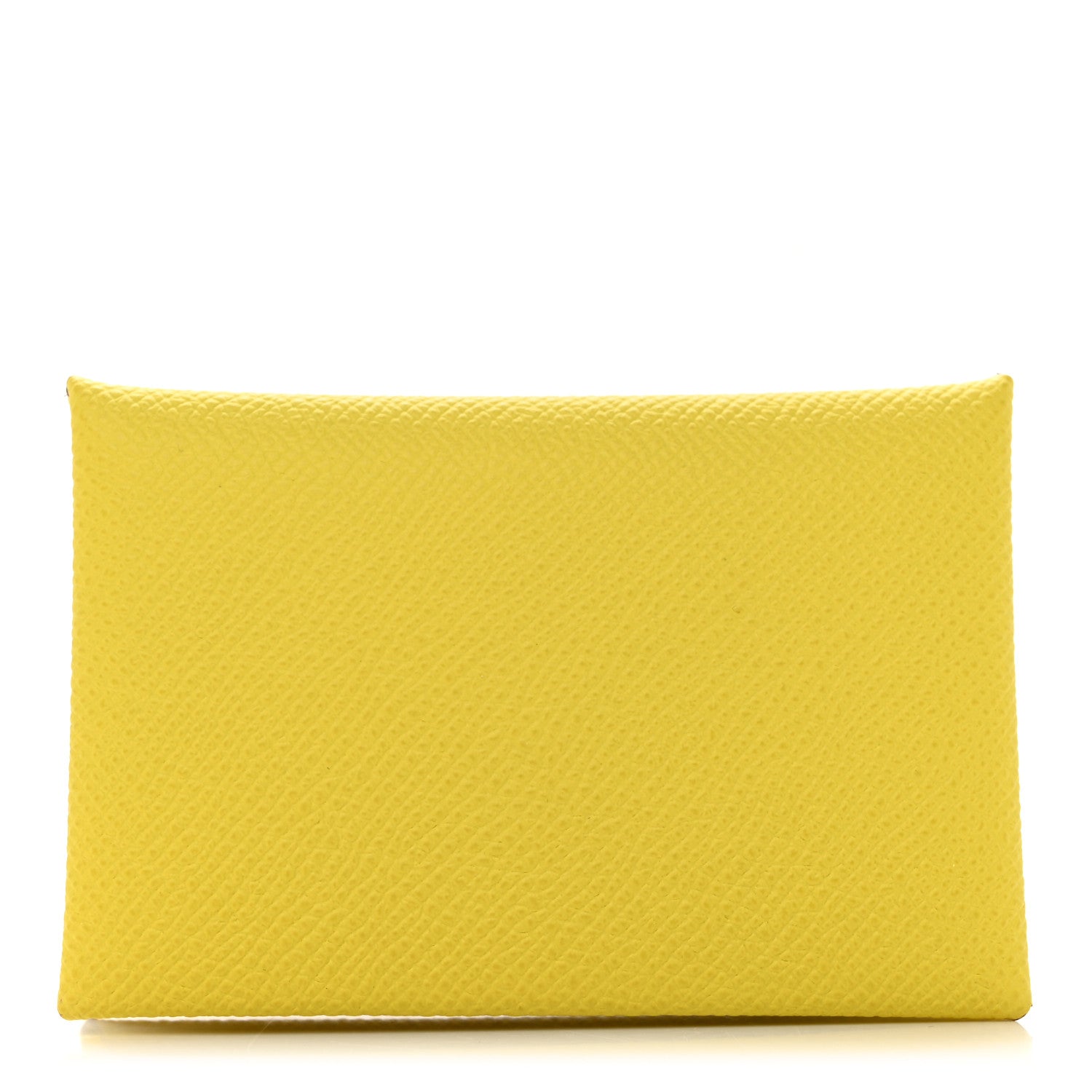 Hermes Epsom Calvi Card Case Lime 1 of 8