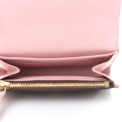 Louis Vuitton Damier Ebene Rosalie Coin Purse Rose Ballerine 5 of 11