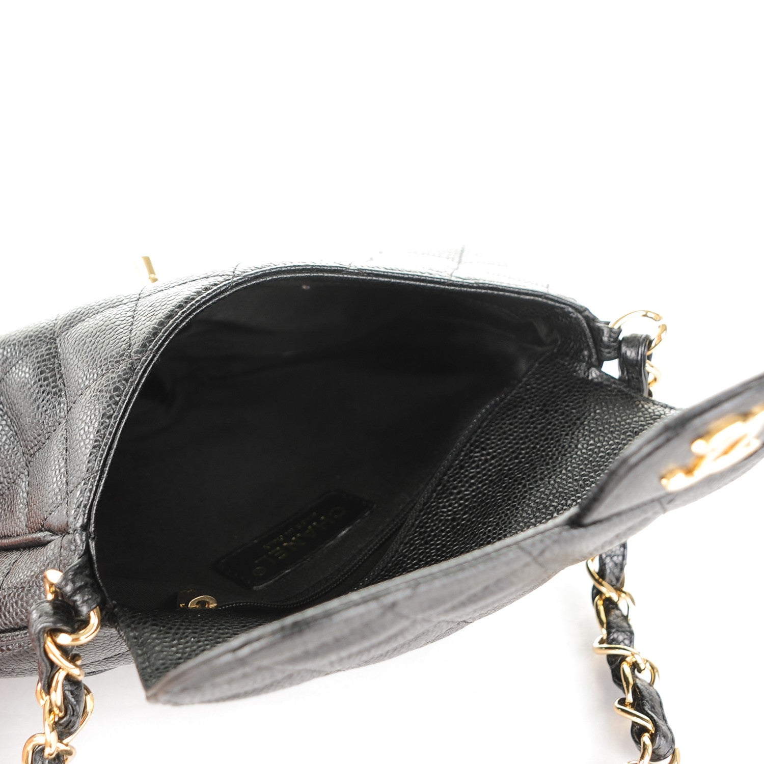 Chanel Caviar Quilted Flap Shoulder Bag Black 7 of 7