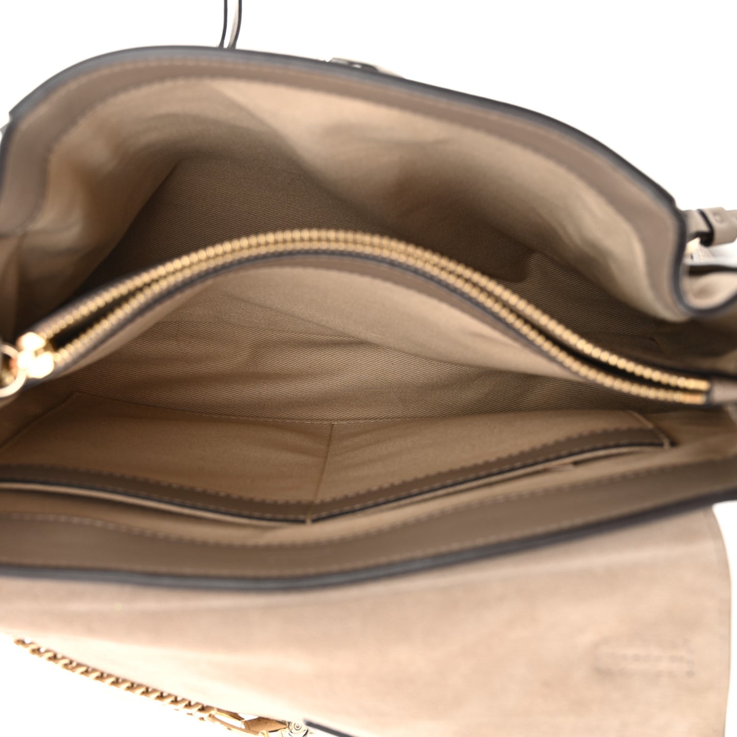 Calfskin Small Faye Day Shoulder Bag Motty Grey