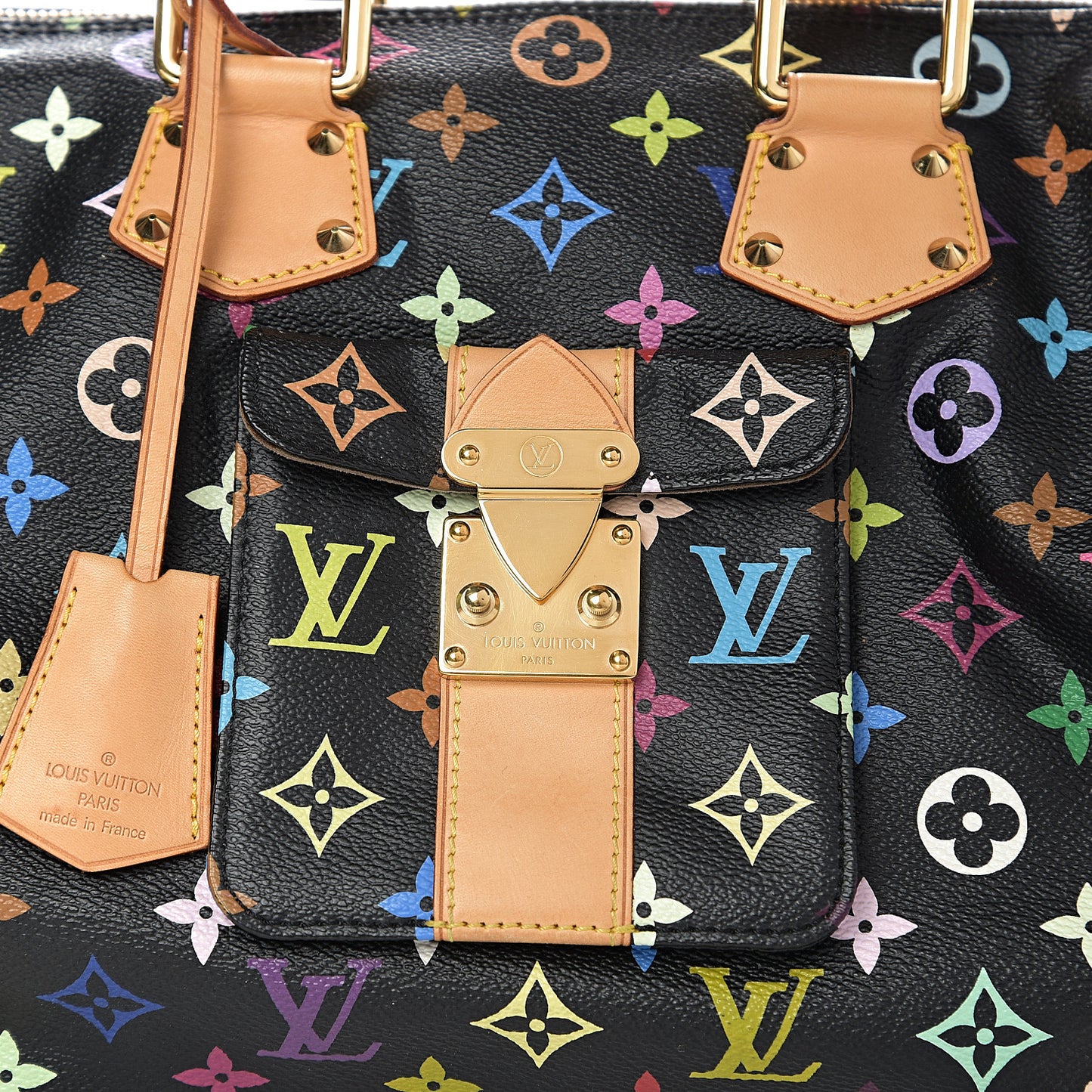 Monogram Multicolor Speedy 30 Black
